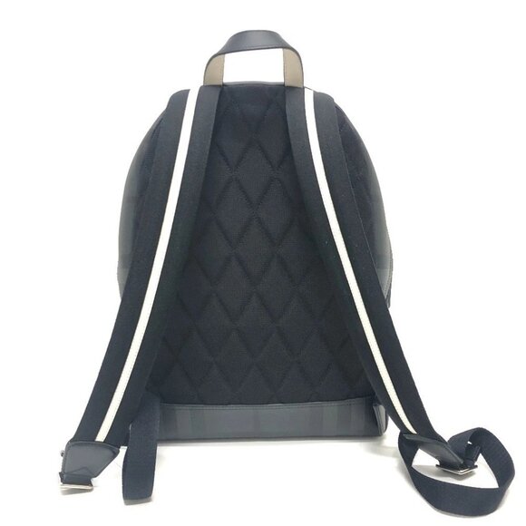 BURBERRY graphic Check Backpack Backpack PVC gray/Multicolore